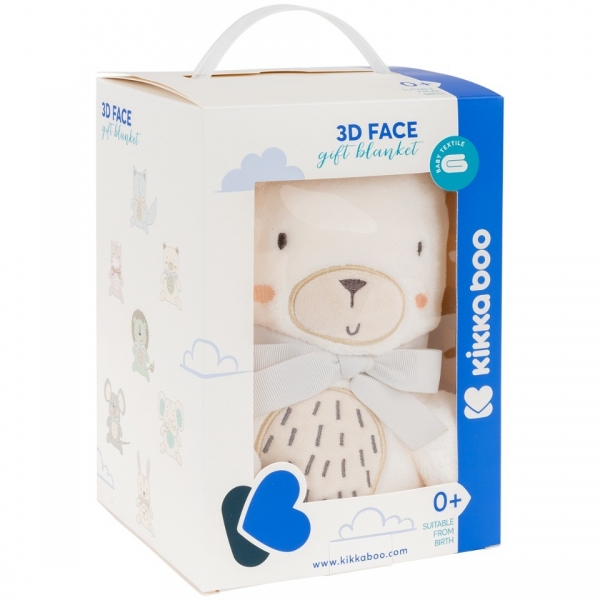 Продукт Kikkaboo  - Бебешко одеяло с 3D бродерия - 0 - BG Hlapeta